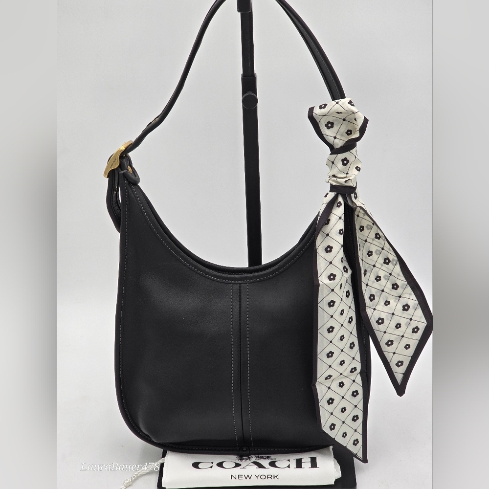 Coach 1941 Originals Glovetanned Leather Ergo Shoulder Bag, Black, C2265